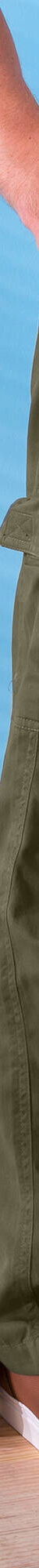 Pantalon cargo gabardine élastiqué (kaki) Pantalon cargo gabardine élastiqué (kaki)
